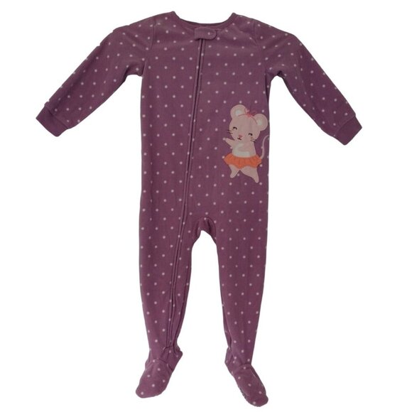 CARTER'S, sleeping game, violet color with white balls, for girls, size 3T/3A - Picture 1 of 11